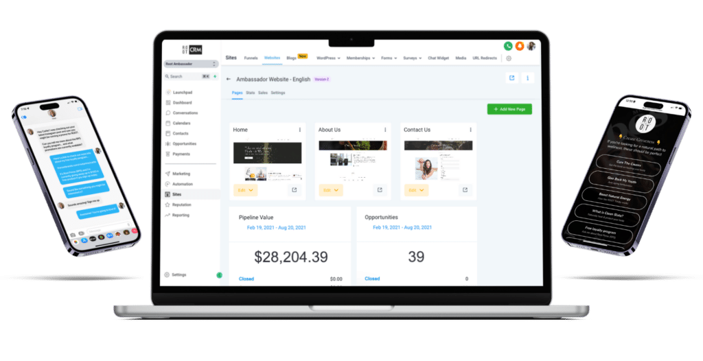 ROOT CRM - All-in-One Marketing Platform